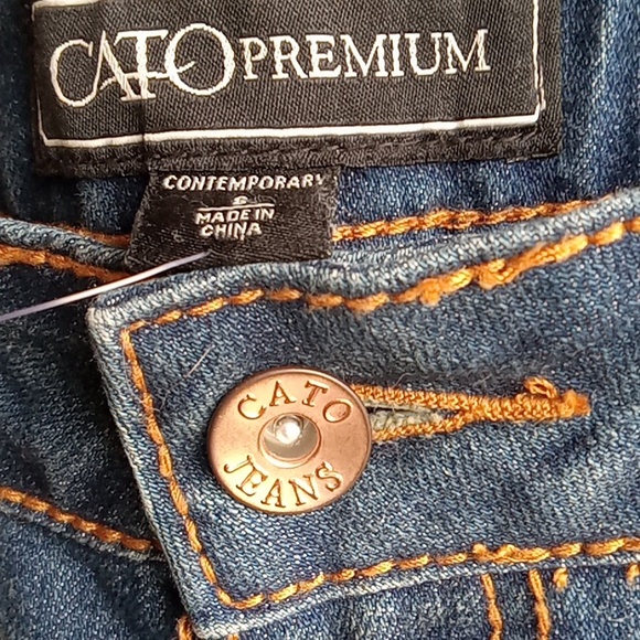 Women's Jeans size 8 nwt distressed fashion skinny  5 pocket - Picture 12 of 14